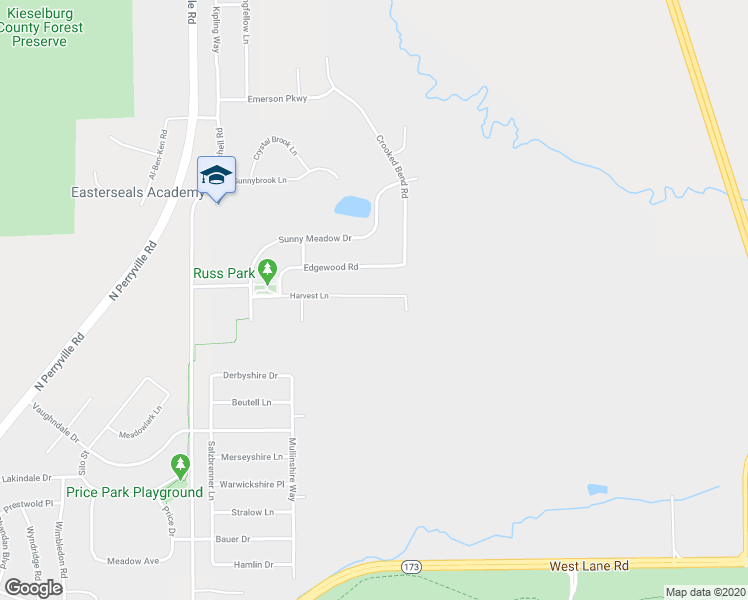 map of restaurants, bars, coffee shops, grocery stores, and more near 6469 Harvest Lane in Machesney Park