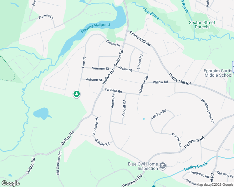 map of restaurants, bars, coffee shops, grocery stores, and more near 60 Tanbark Road in Sudbury