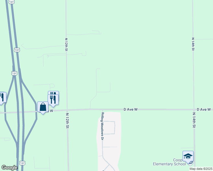 map of restaurants, bars, coffee shops, grocery stores, and more near 8229 Wild Flower Path in Kalamazoo