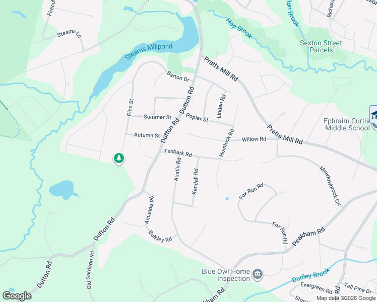 map of restaurants, bars, coffee shops, grocery stores, and more near 60 Tanbark Road in Sudbury