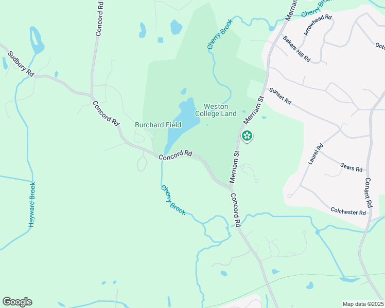 map of restaurants, bars, coffee shops, grocery stores, and more near 274 Concord Road in Weston