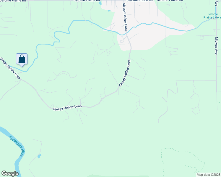 map of restaurants, bars, coffee shops, grocery stores, and more near 766-836 Sleepy Hollow Loop in Grants Pass
