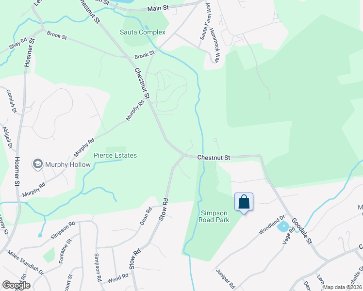 map of restaurants, bars, coffee shops, grocery stores, and more near 264 Chestnut Street in Hudson