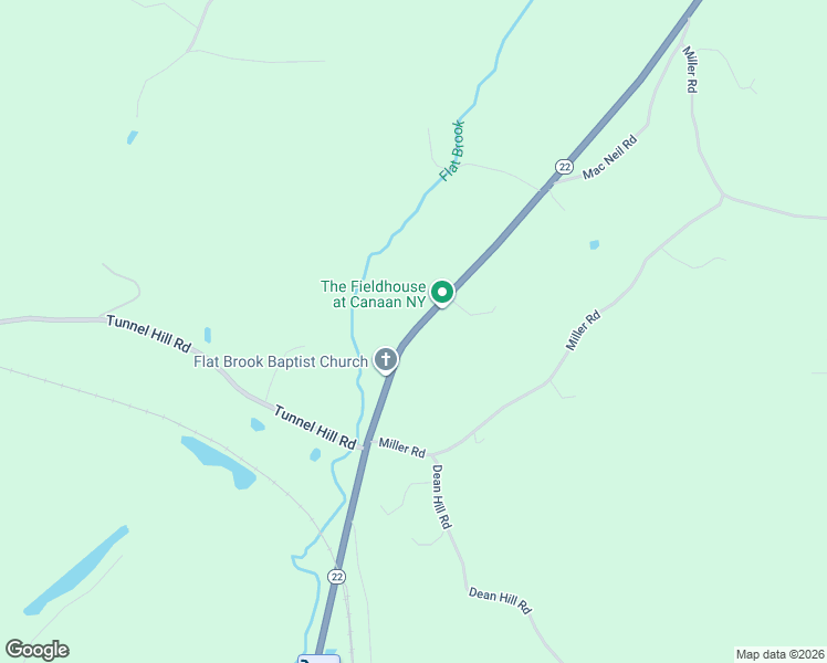 map of restaurants, bars, coffee shops, grocery stores, and more near 13205 Highway 22 in Canaan