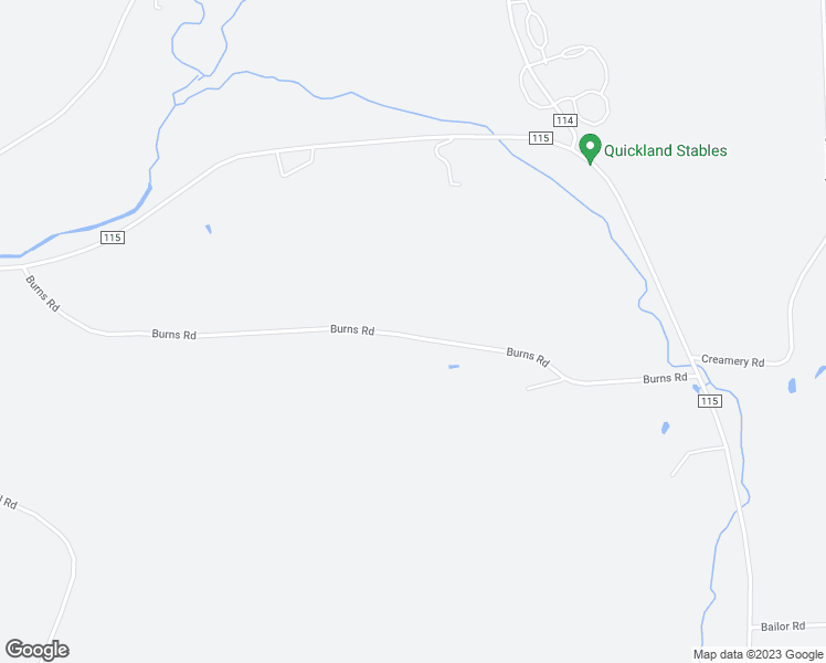 map of restaurants, bars, coffee shops, grocery stores, and more near 174 Burns Road in Brooktondale