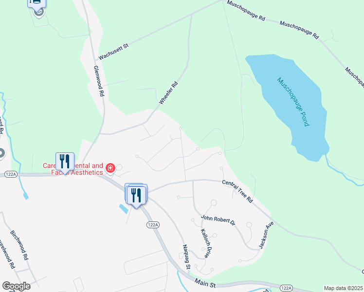map of restaurants, bars, coffee shops, grocery stores, and more near 12 Summer Hill Drive in Rutland