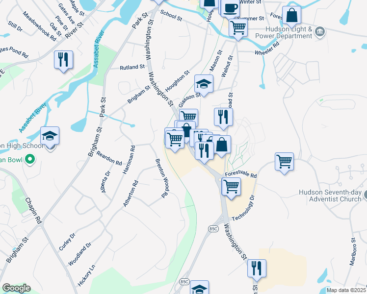 197 Washington Street, Hudson MA Walk Score