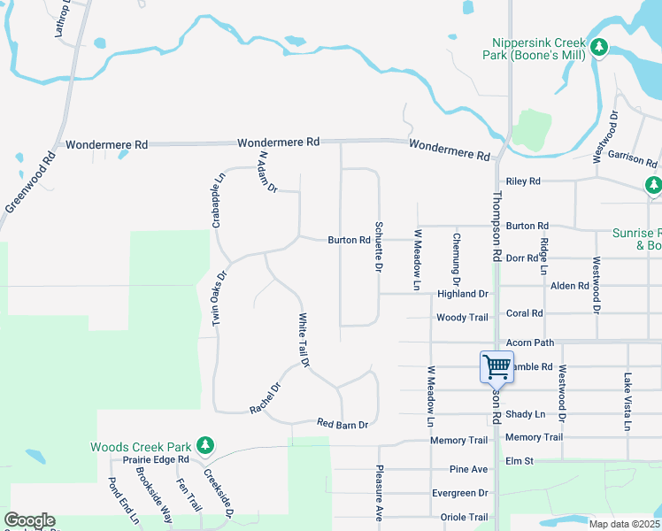 map of restaurants, bars, coffee shops, grocery stores, and more near 3805 Jacobson Drive in Wonder Lake