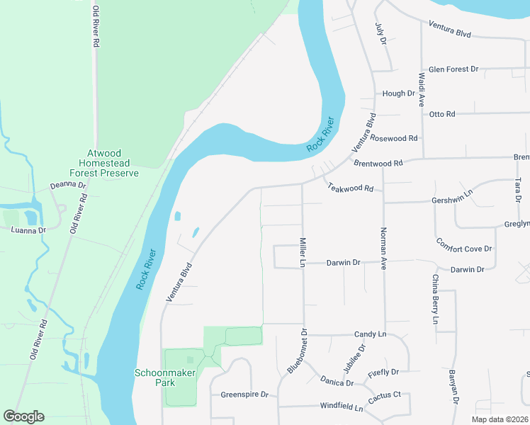 map of restaurants, bars, coffee shops, grocery stores, and more near 505 Riverhill Court in Machesney Park