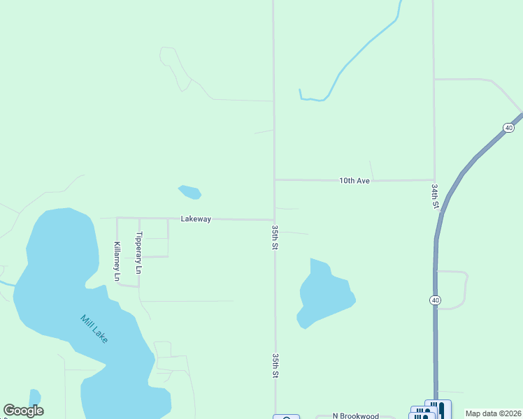 map of restaurants, bars, coffee shops, grocery stores, and more near 35050 Lakeway in Gobles