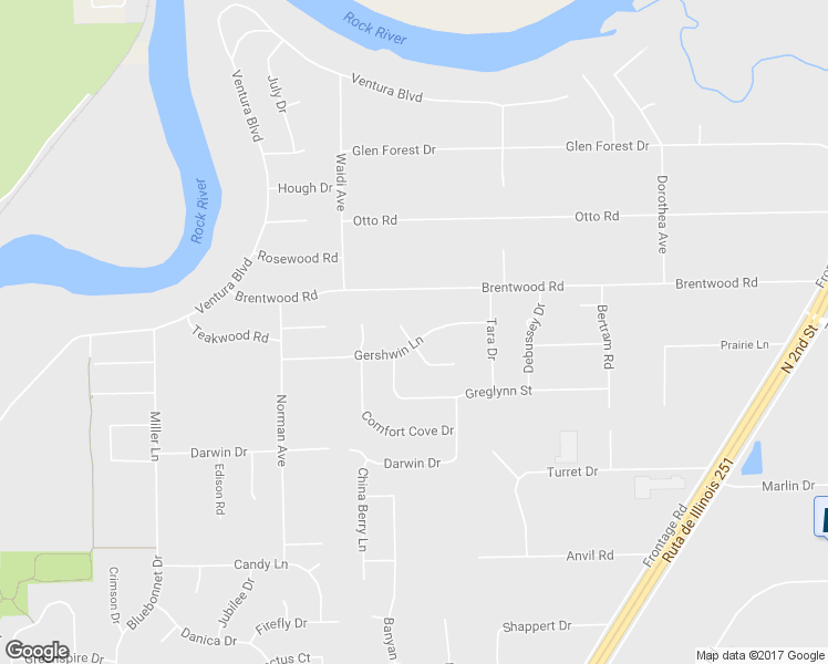 map of restaurants, bars, coffee shops, grocery stores, and more near 11309 Gail Court in Machesney Park