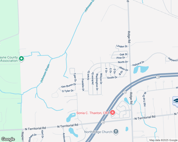 map of restaurants, bars, coffee shops, grocery stores, and more near 14142 Grant Drive in Plymouth
