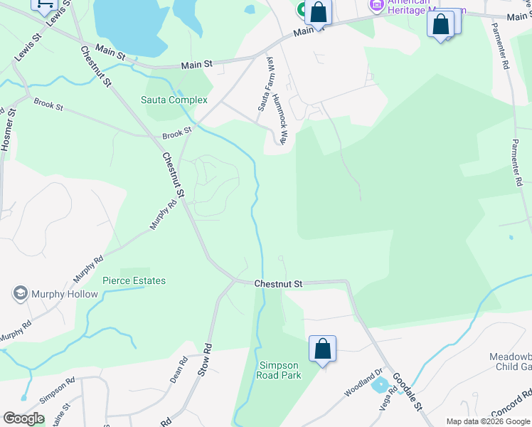 map of restaurants, bars, coffee shops, grocery stores, and more near 264 Chestnut Street in Hudson