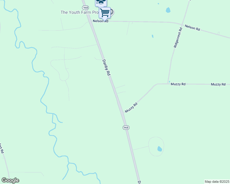 map of restaurants, bars, coffee shops, grocery stores, and more near 1396-1402 Danby Road in Ithaca