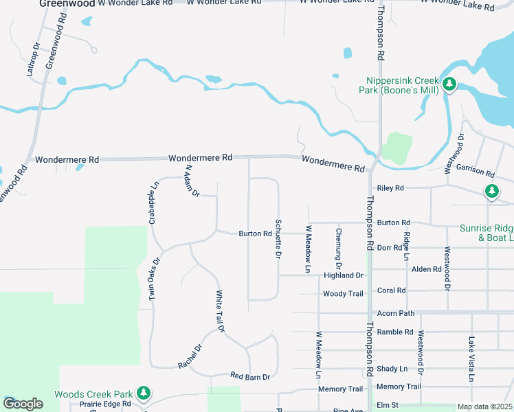 map of restaurants, bars, coffee shops, grocery stores, and more near 3904 Jacobson Drive in Wonder Lake