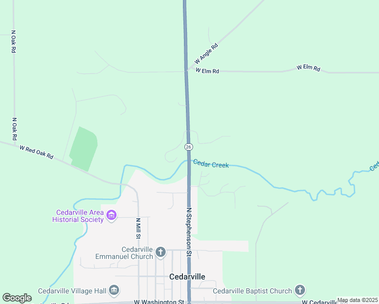 map of restaurants, bars, coffee shops, grocery stores, and more near 551 Cedar Creek Road in Freeport
