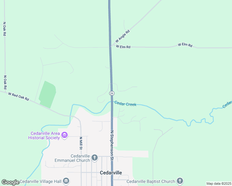 map of restaurants, bars, coffee shops, grocery stores, and more near 551 Cedar Creek Road in Freeport
