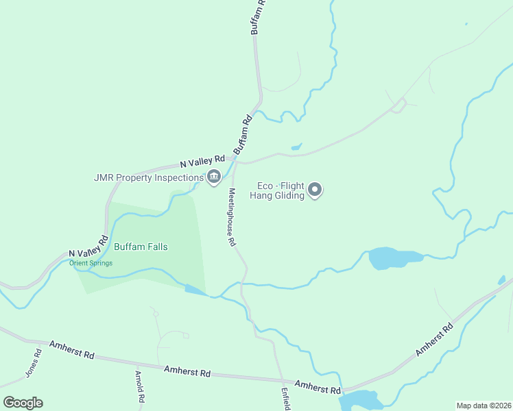 map of restaurants, bars, coffee shops, grocery stores, and more near 54 Meetinghouse Rd in Amherst