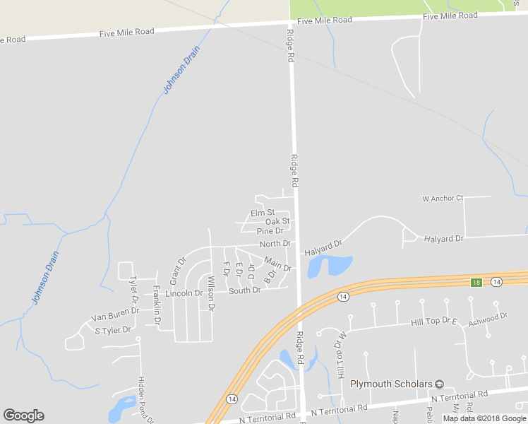 map of restaurants, bars, coffee shops, grocery stores, and more near 14301 Elm Street in Plymouth