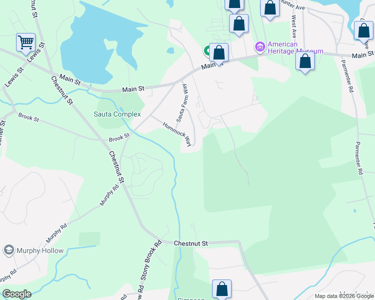 map of restaurants, bars, coffee shops, grocery stores, and more near 42 Hummock Way in Hudson