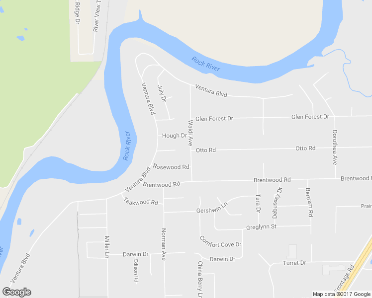 map of restaurants, bars, coffee shops, grocery stores, and more near 11802 Waidi Avenue in Machesney Park