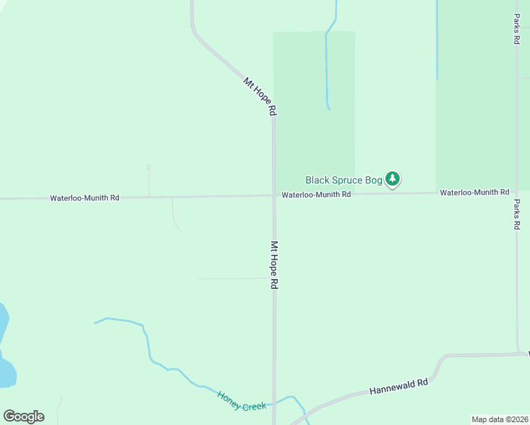 map of restaurants, bars, coffee shops, grocery stores, and more near 12095 Waterloo-Munith Road in Munith