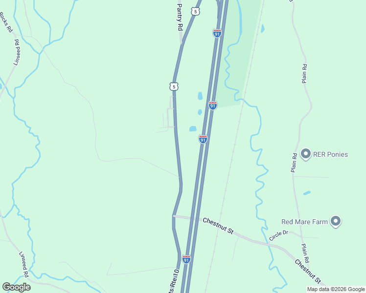 map of restaurants, bars, coffee shops, grocery stores, and more near 144 West Street in Hatfield