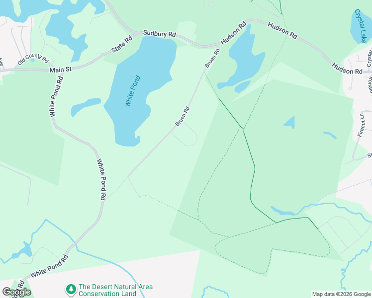 map of restaurants, bars, coffee shops, grocery stores, and more near 2-44 Bruen Road in Stow