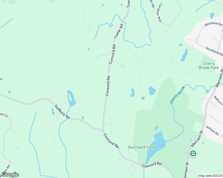 map of restaurants, bars, coffee shops, grocery stores, and more near 423 Concord Road in Weston