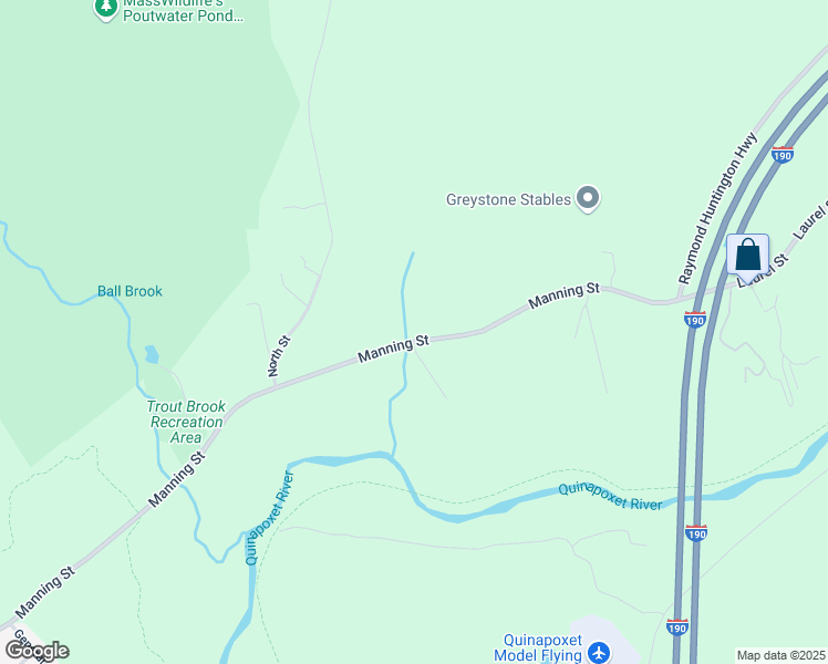 map of restaurants, bars, coffee shops, grocery stores, and more near 500 Manning Street in Holden