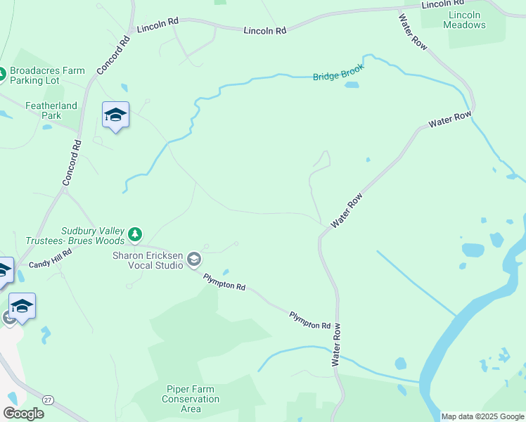 map of restaurants, bars, coffee shops, grocery stores, and more near 48 Newbridge Road in Sudbury