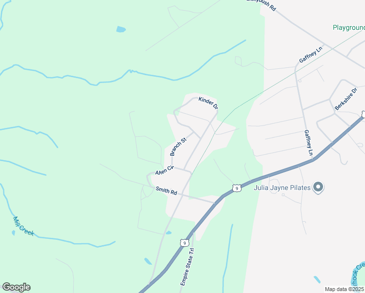 map of restaurants, bars, coffee shops, grocery stores, and more near 9 Branch St in Kinderhook