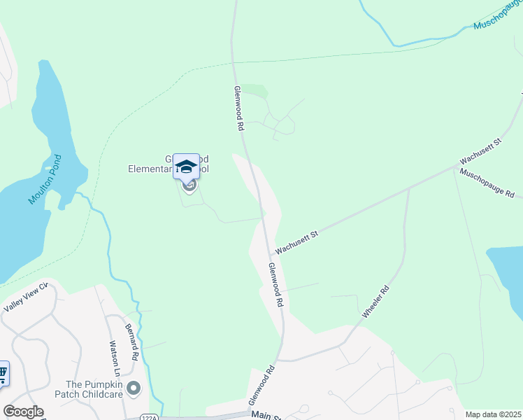 map of restaurants, bars, coffee shops, grocery stores, and more near 65 Glenwood Road in Rutland