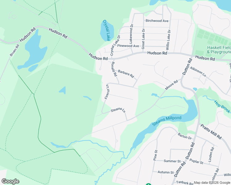 map of restaurants, bars, coffee shops, grocery stores, and more near 12 Middle Road in Sudbury