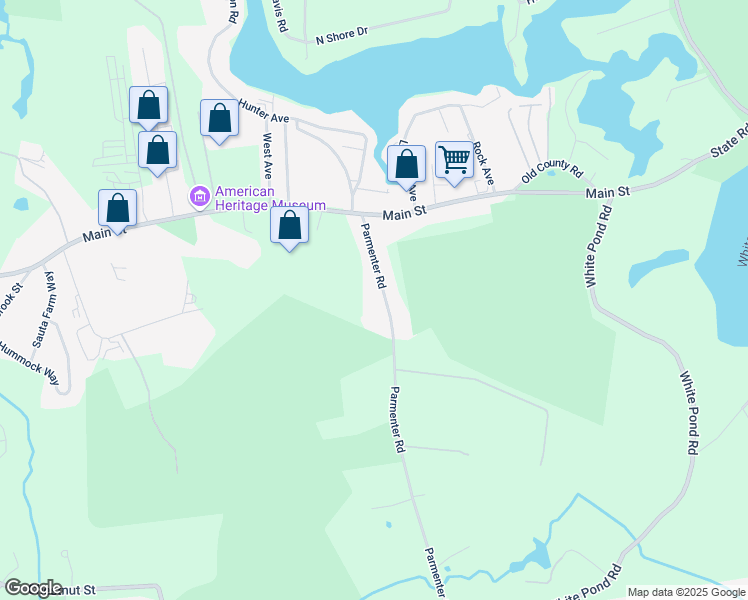 map of restaurants, bars, coffee shops, grocery stores, and more near 16 Parmenter Road in Hudson