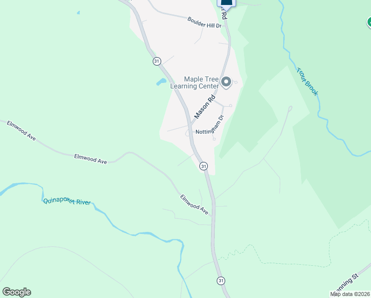 map of restaurants, bars, coffee shops, grocery stores, and more near 2 Dominitis Drive in Holden