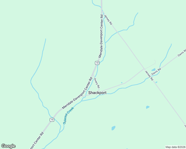 map of restaurants, bars, coffee shops, grocery stores, and more near 2206 County Highway 10 in East Meredith