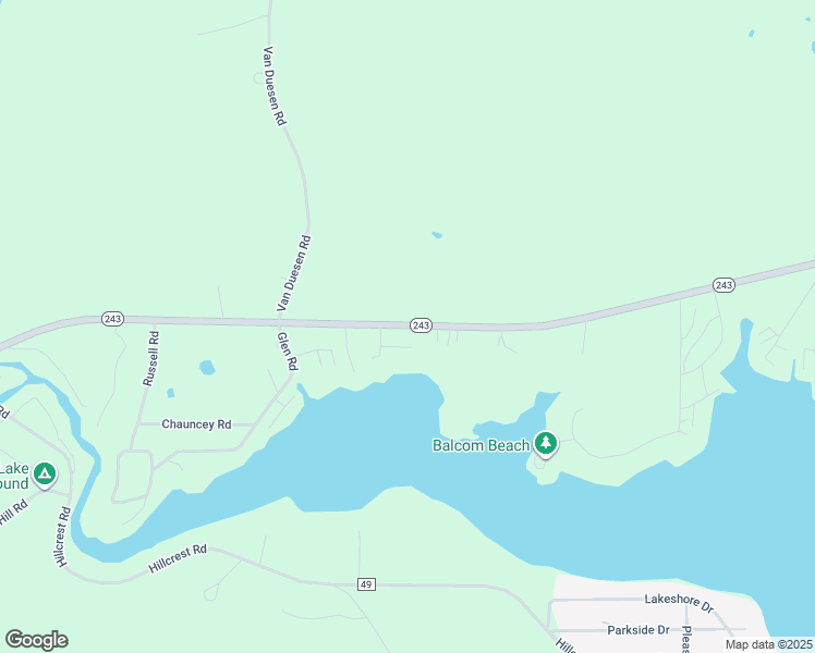 map of restaurants, bars, coffee shops, grocery stores, and more near 8926 Willow Road in Rushford