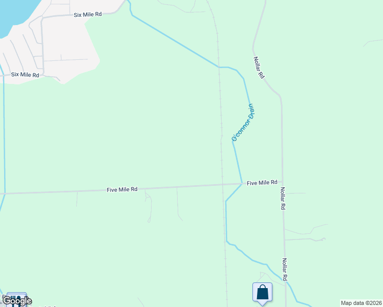map of restaurants, bars, coffee shops, grocery stores, and more near 1147-1355 5 Mile Road in Whitmore Lake