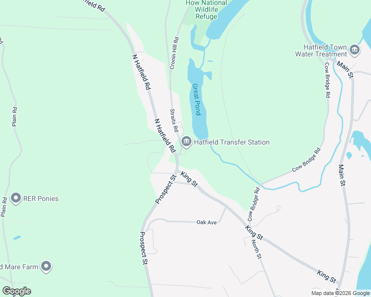 map of restaurants, bars, coffee shops, grocery stores, and more near 16 Straits Rd in Hatfield