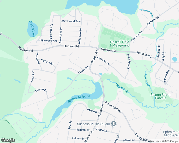 map of restaurants, bars, coffee shops, grocery stores, and more near 573 Dutton Road in Sudbury