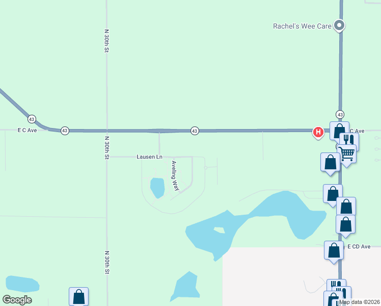 map of restaurants, bars, coffee shops, grocery stores, and more near 8323 Lausen Lane in Richland