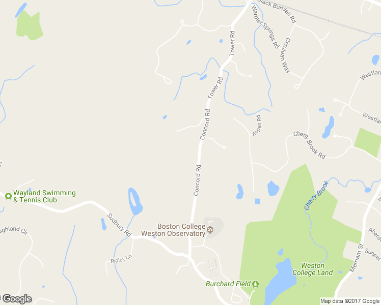 map of restaurants, bars, coffee shops, grocery stores, and more near 448 Concord Road in Weston