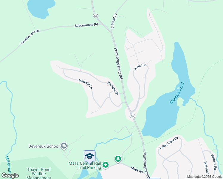 map of restaurants, bars, coffee shops, grocery stores, and more near 21 Richards Avenue in Rutland