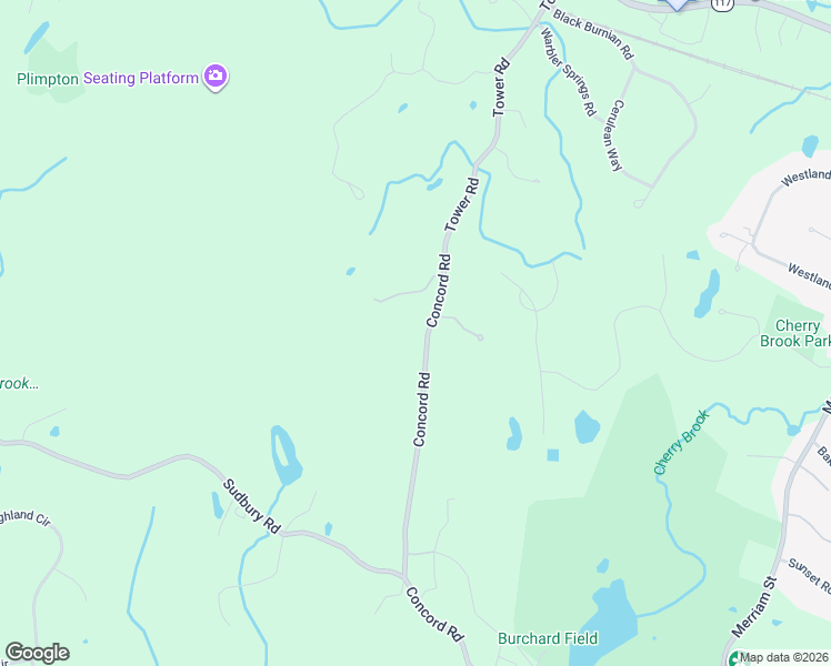 map of restaurants, bars, coffee shops, grocery stores, and more near 454 Concord Road in Weston