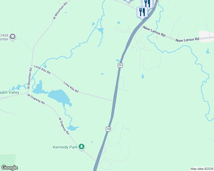 map of restaurants, bars, coffee shops, grocery stores, and more near 14 Lime Kiln Road in Lenox