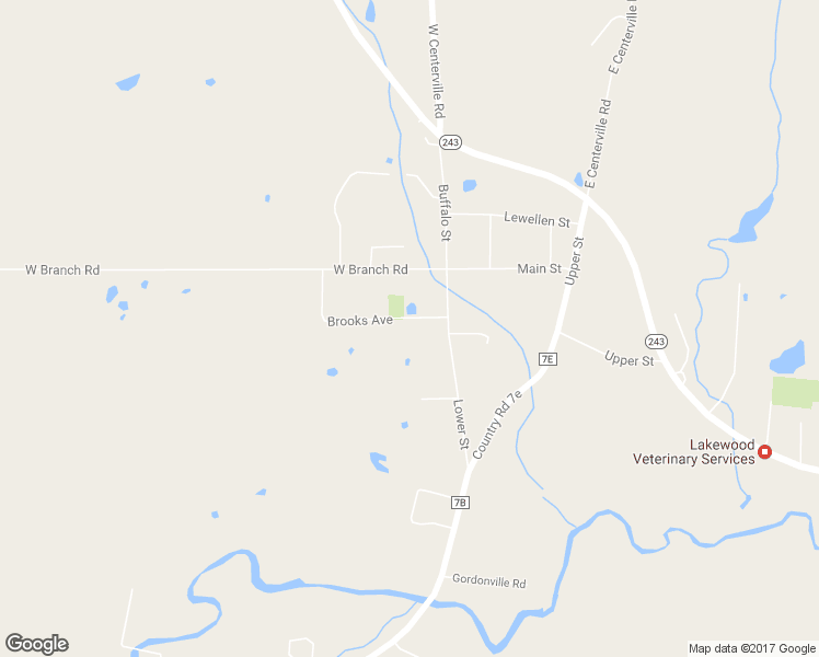 map of restaurants, bars, coffee shops, grocery stores, and more near 9057 Brooks Ave in Rushford