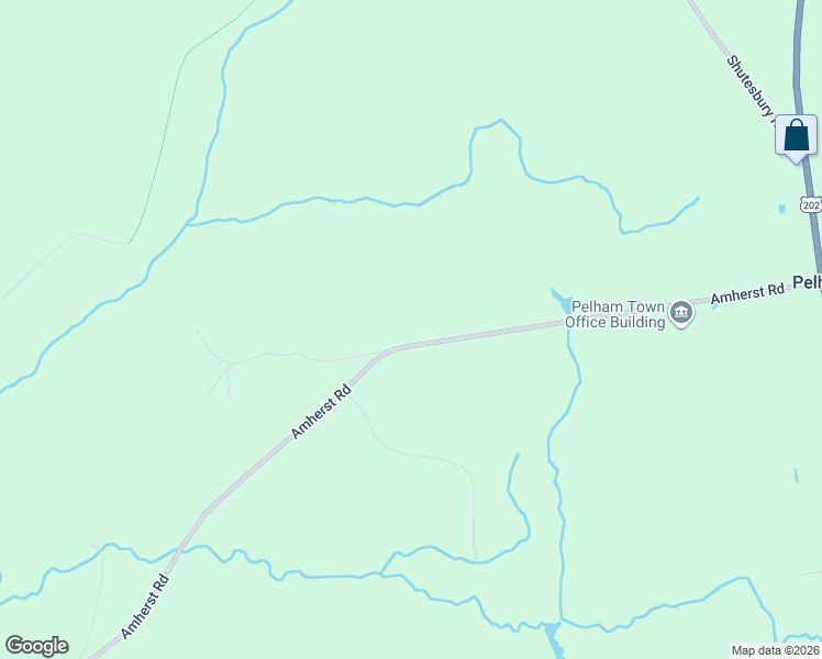 map of restaurants, bars, coffee shops, grocery stores, and more near 275 Amherst Rd in Amherst