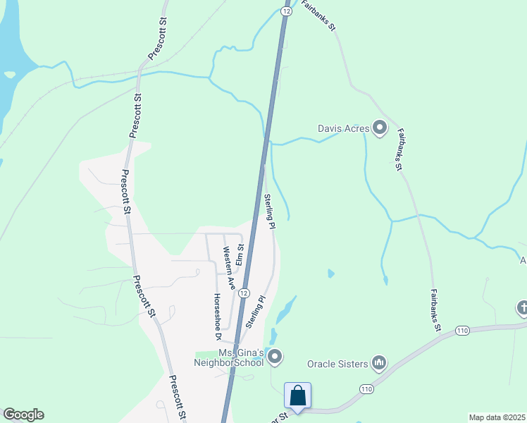 map of restaurants, bars, coffee shops, grocery stores, and more near 91 Sterling Place in West Boylston