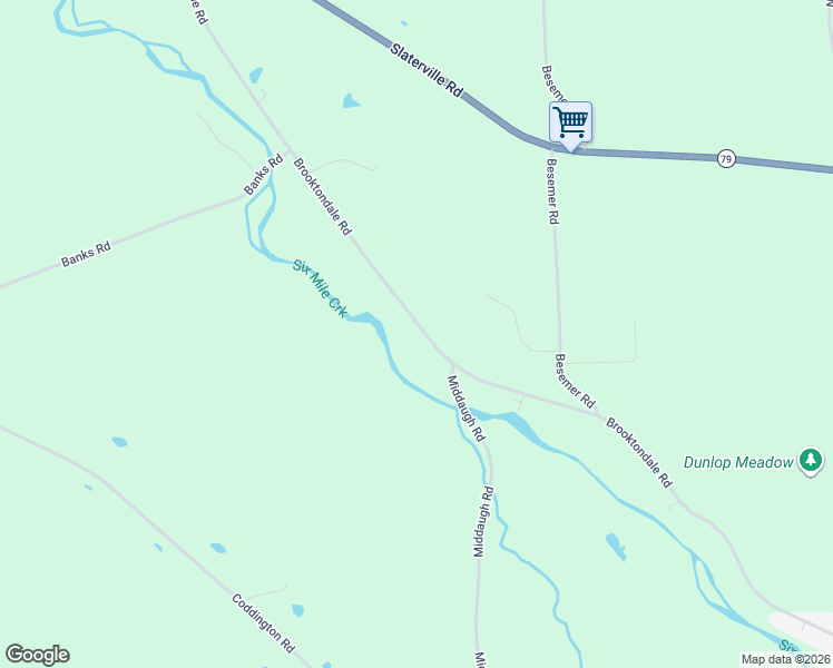 map of restaurants, bars, coffee shops, grocery stores, and more near 214-216 Brooktondale Rd in Tompkins